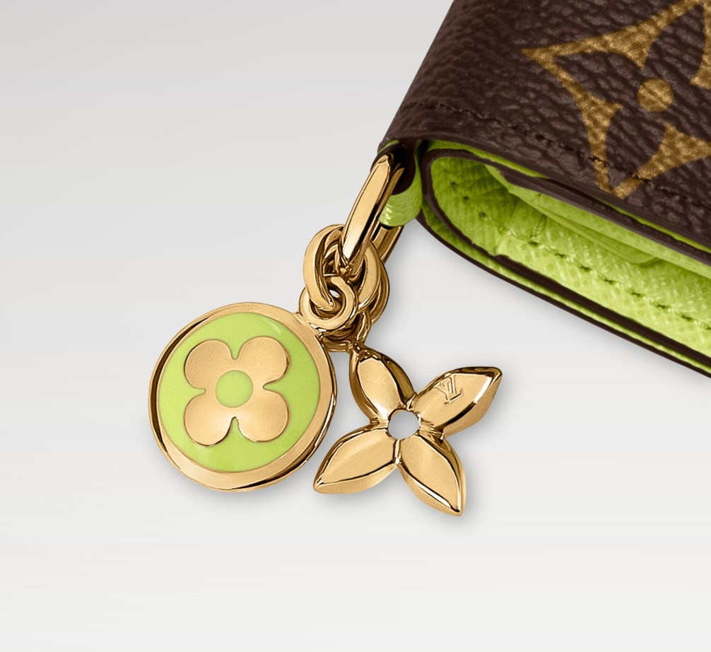【心躍るチャーム付き】Louis Vuitton　ポケットウォレット・LV チャーム M14718